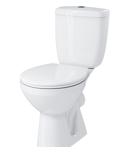Унитаз в комплекте MITO GREY 031 6л. с сиденьем ПВХ 438x503 в Материке