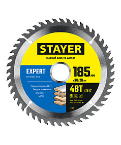 Диск пильный STAYER Expert 185мм 48зуб.