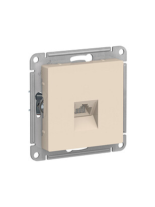 Розетка комп. SE ATLAS Design ATN000283 1мест. беж. 238x286 в Материке - Вариант 2