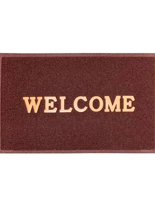 Коврик придверный WELCOME коричневый 40*60 495x660 Коврик придверный WELCOME коричневый 40*60 495x660 в Материке
