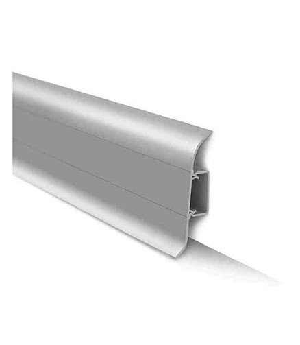 55.081. IDEAL_Классик плинтус МЕТАЛЛИК СЕРЕБРО - 2.2м 438x503 в Материке