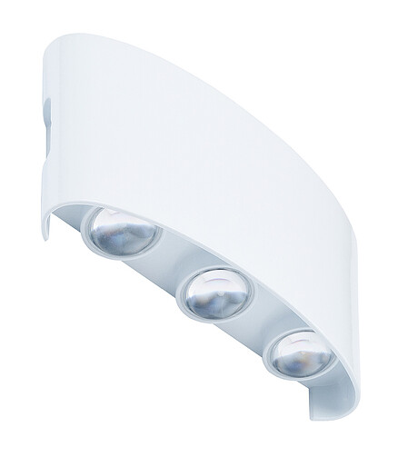 Светильник настенный Imex IL.0014.0001-6 WH 1W/4200K/IP54 бел. 438x503 в Материке