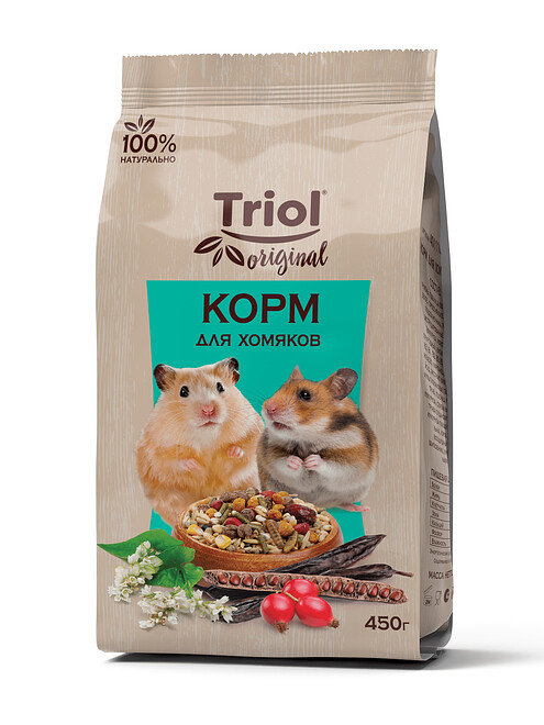 Корм для хомяков Triol Original (450г) 495x660 Корм для хомяков Triol Original (450г) 495x660 в Материке