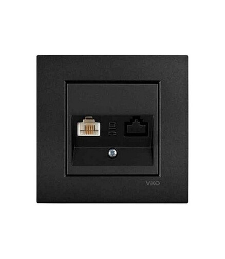 Розетка комп. Viko NOVELLA 92105532 черный 438x503 в Материке