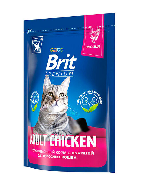 Корм для кошек Brit Premium курица (0,4кг) 495x660 Корм для кошек Brit Premium курица (0,4кг) 495x660 в Материке