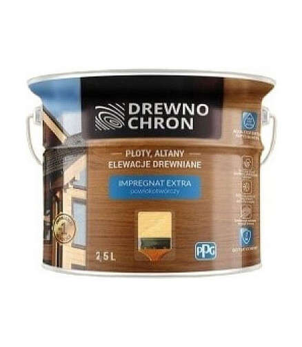 Пропитка DREWNOCHRON сосна натуральная 2,5л 438x503 в Материке