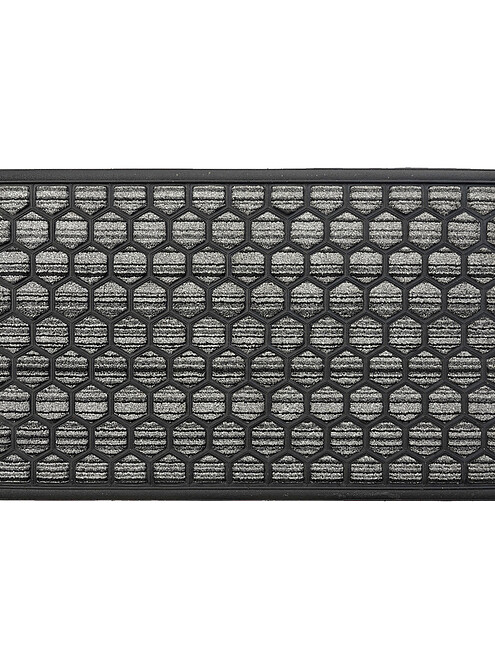 Коврик придверный PORTO PLUS combs grey 45*75 495x660 Коврик придверный PORTO PLUS combs grey 45*75 495x660 в Материке