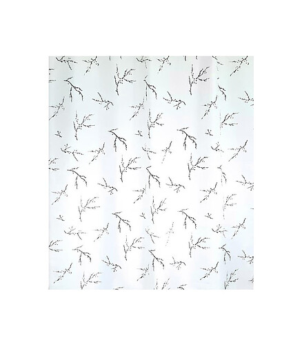 Штора для ванной комнаты SAKURA 180х200см (100% полиэстр) 438x503 в Материке