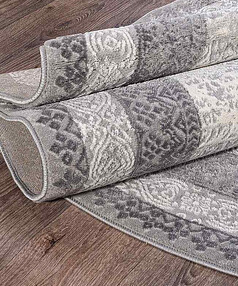 Ковер ARMINA 04041G Grey/Grey 160*230, овал