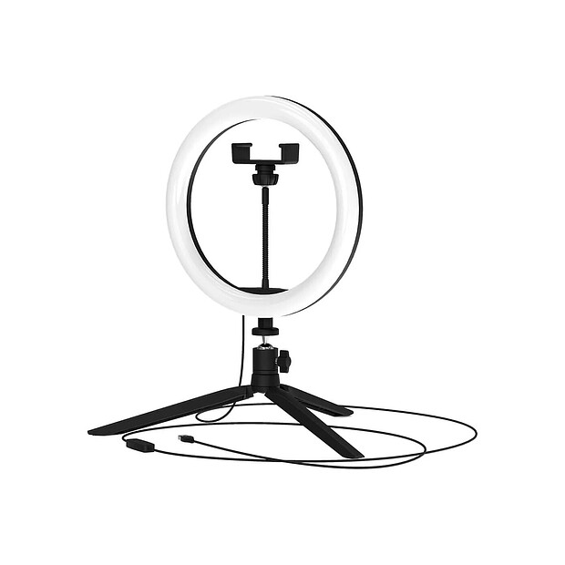 Светильник настол. GAUSS Ring Light RL002 с креп. д/телефона светодиод. 14W 620x620 в Материке