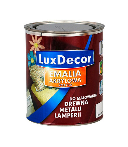 Эмаль Luxdecor Красные кораллы глянцевая, 0,75л 438x503 в Материке
