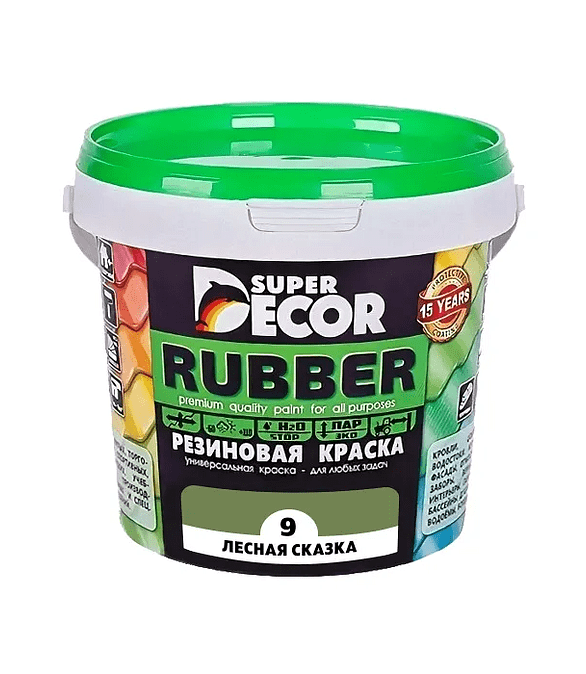 Краска резиновая SUPER DECOR №09 Лесная сказка, 1кг 586x674 Краска резиновая SUPER DECOR №09 Лесная сказка, 1кг 586x674 в Материке