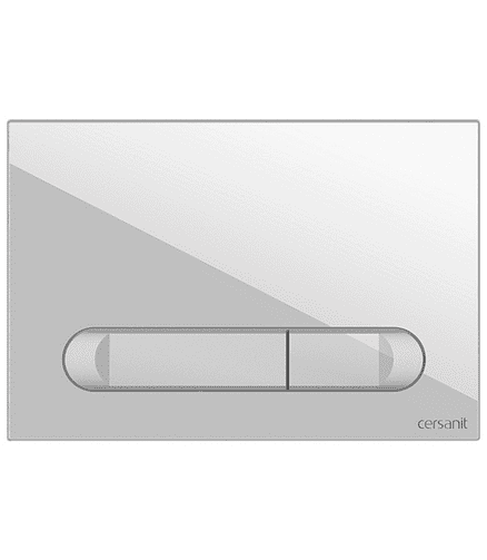 Кнопка смыва ESTETICA белый пластик (для инсталляции VECTOR и LINK PRO) 438x503 в Материке