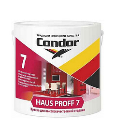 Краска Condor Haus Proff 7 шелк/матовая, 6,5кг 238x286 в Материке