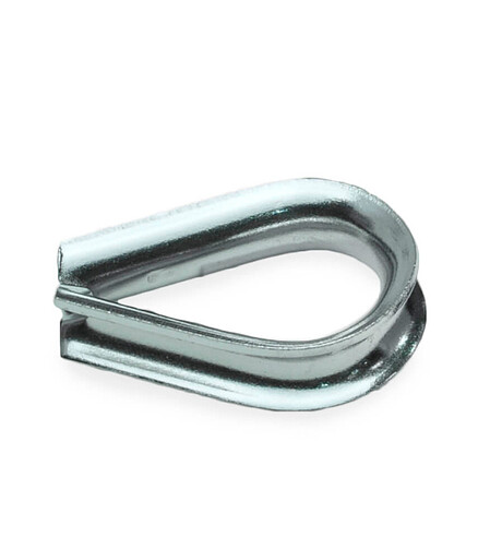 Коуш для канатов М3, DIN6899, НЕРЖ. СТАЛЬ А4 (с этик./1шт) 438x503 в Материке