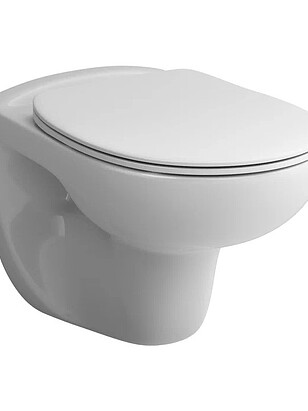 Унитаз SENSE C741700SC безободковый подвесной с сиденьем Duroplast Soft-Close 238x286 в Материке