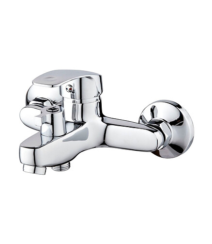 Смеситель SL85-009E (для ванны, короткий излив) с душ.комплектом, ЦИНК 438x503 в Материке