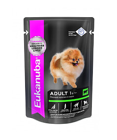 Корм для собак Eukanuba Adult Beef в соусе (100г) 238x286 в Материке