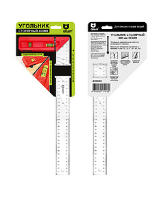 Угольник с уровнем GRAFF 400мм 238x286 в Материке - Вариант 2