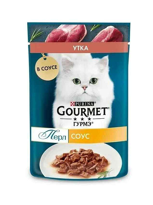 Корм для кошек Gourmet Perle утка, соус (75г) 495x660 Корм для кошек Gourmet Perle утка, соус (75г) 495x660 в Материке