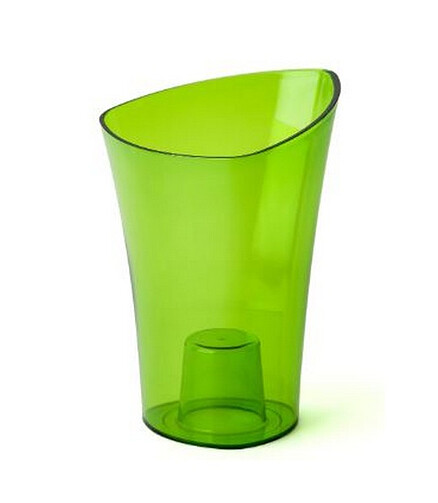 Ваза для орхидей OptimPlast треугол. (13,6x14,1x20см) пластик пр.-зеленый Т3410 438x503 в Материке