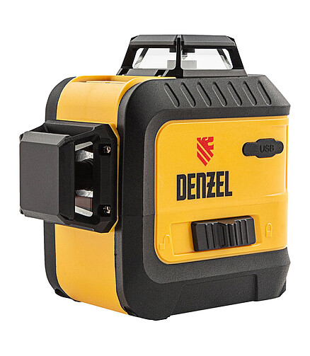 Нивелир лазерный DENZEL LX360-3 Red 30м 438x503 в Материке