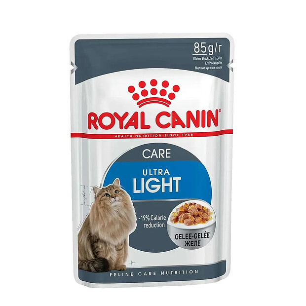 Корм для кошек Royal Canin Light Weight Care кусочки в желе (85г) 620x620 в Материке