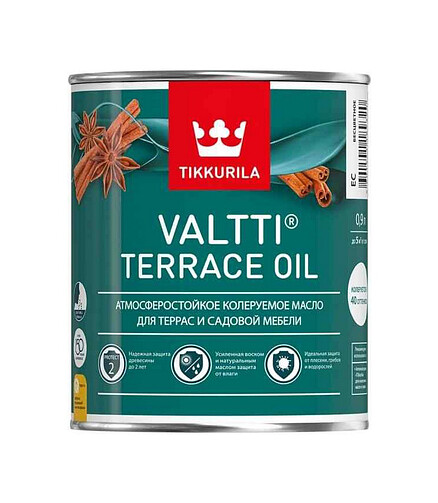 Масло Tikkurila VALTTI для террас, 0,9л 438x503 в Материке