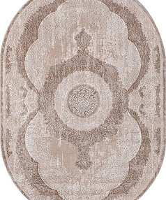 Ковер ARMINA 03880B Brown/Brown 160*230, овал