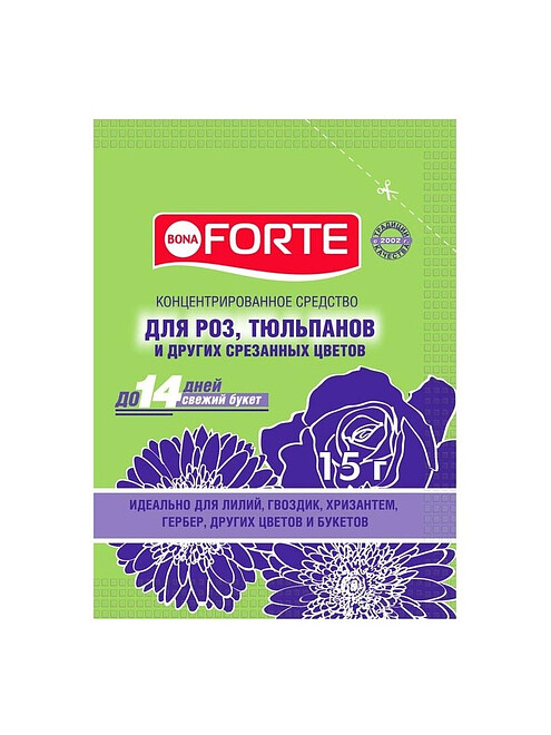 Средство BONA FORTE для срезанных цветов (15г) 495x660 Средство BONA FORTE для срезанных цветов (15г) 495x660 в Материке