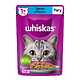 Корм для взрослых кошек WHISKAS рагу с треской и лососем (75г)