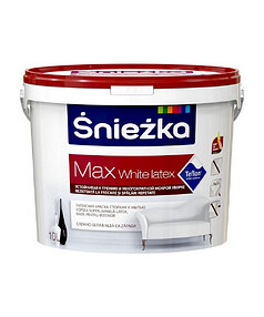 Краска SNIEZKA Max Latex HD белая матовая 10л