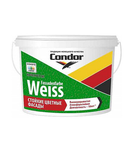 Краска Condor Fassadenfarbe, 15кг 438x503 в Материке
