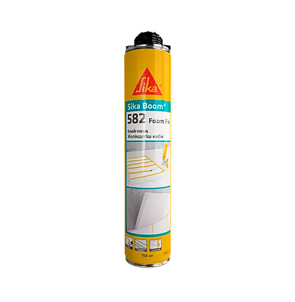 Клей-пена Sika Boom 582 Foam Fix для теплоизоляции, 750мл 586x674 Клей-пена Sika Boom 582 Foam Fix для теплоизоляции, 750мл 586x674 в Материке