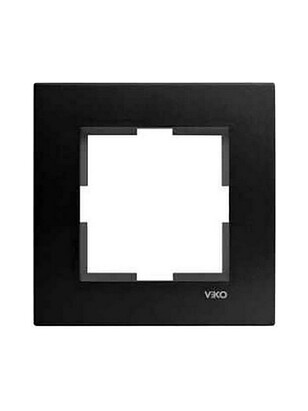 Рамка Viko NOVELLA 92190651 1мест. черный 238x286 в Материке