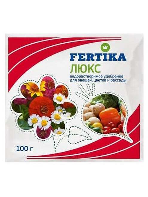 Удобрение FERTIKA минеральное "ЛЮКС КРИСТАЛЛИЧЕСКИЙ" (100г) 495x660 Удобрение FERTIKA минеральное "ЛЮКС КРИСТАЛЛИЧЕСКИЙ" (100г) 495x660 в Материке