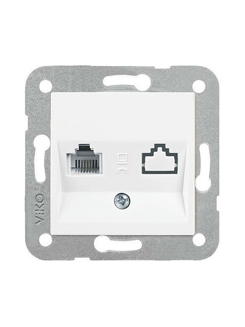 Розетка комп. Viko KARRE 90967032 белый 495x660 Розетка комп. Viko KARRE 90967032 белый 495x660 в Материке