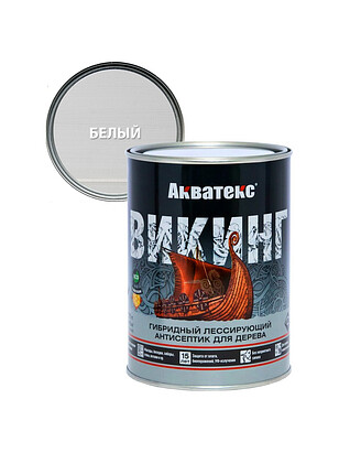 Антисептик АКВАТЕКС Викинг белый, 0,75л 238x286 в Материке