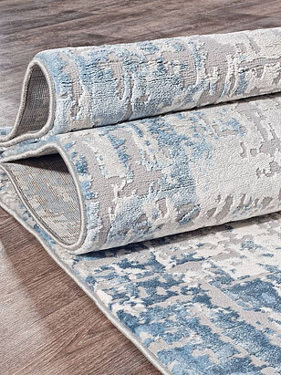 Ковер ARMINA 03858A Blue/Blue 200*290 238x286 в Материке - Вариант 2
