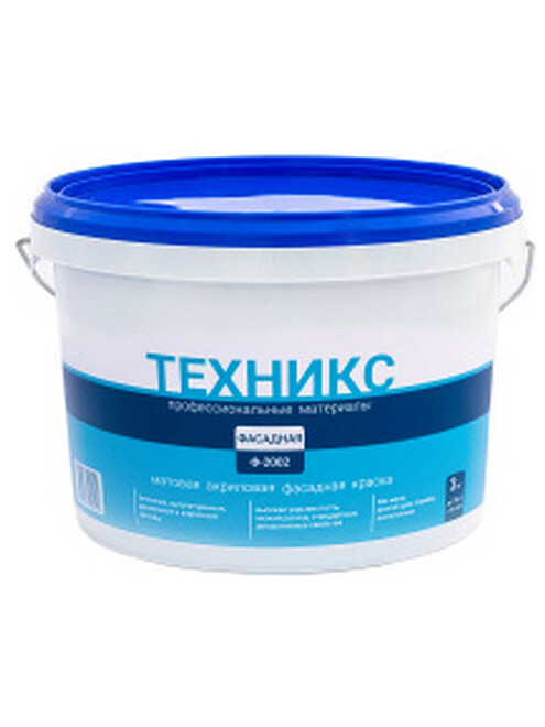 Краска ТЕХНИКС Фасад Ф-2002P шоколад, 3кг 495x660 Краска ТЕХНИКС Фасад Ф-2002P шоколад, 3кг 495x660 в Материке