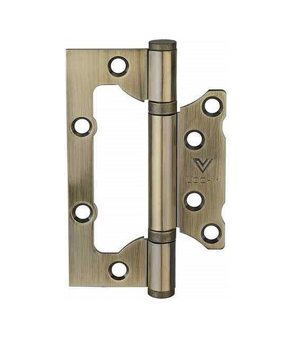 Петля дверная накладная универсальная LOCKIT 100*75 (AB) (уп=2шт) 586x674 в Материке