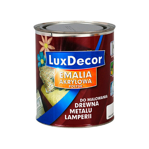 Эмаль Luxdecor Красные кораллы глянцевая 0,75л