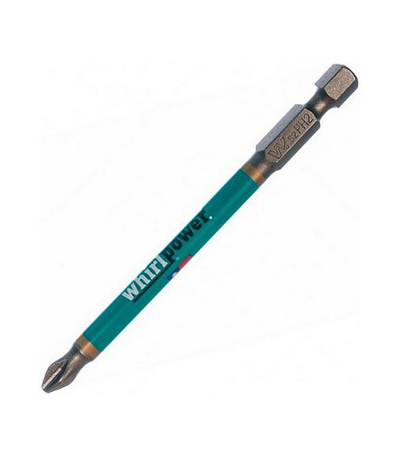Бита WHIRLPOWER PH2 90мм 2шт/уп. 438x503 в Материке