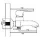 Смеситель L3244 (для ванны, короткий излив)