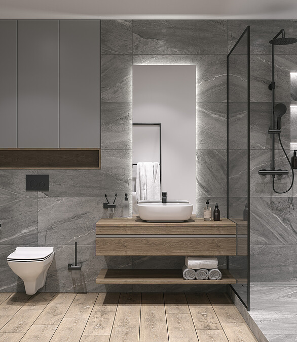Керамогранит Cersanit CASTELLO 44,8х89,8 см 1,206 м2 цвет серый 586x674 Керамогранит Cersanit CASTELLO 44,8х89,8 см 1,206 м2 цвет серый 586x674 в Материке