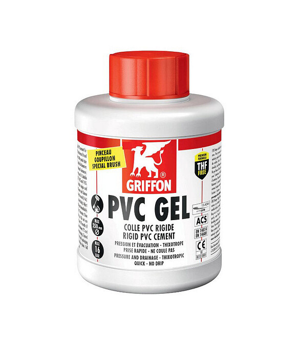 Клей GRIFFON PVC GEL BO для труб и изделий из ПВХ, 500мл 586x674 Клей GRIFFON PVC GEL BO для труб и изделий из ПВХ, 500мл 586x674 в Материке
