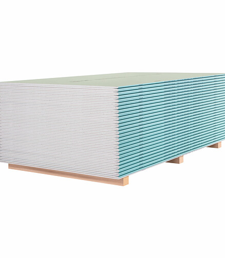 Гипсокартон стеновой влагостойкий Knauf ГСП тип H2/3 (ГКЛВ) 12,5*600*1500мм МИНИ 438x503 в Материке - Вариант 2