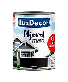 Краска LuxDecor Njord антисептик д/древесины Полярная ночь 0,75л