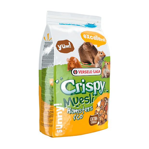 Корм для хомяков и грызунов Hamsters&Co Crispy Muesli, VERSELE-LAGA (400г) 620x620 в Материке