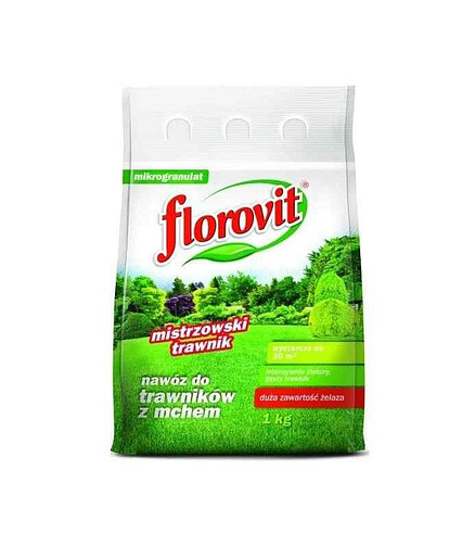 Удобрение FLOROVIT гранул. для Газона, мешок (1кг) 438x503 в Материке